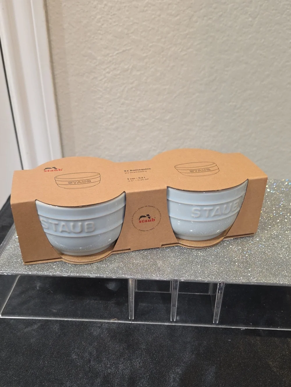 Staub Set Of 2 Ramequins- Light Blue